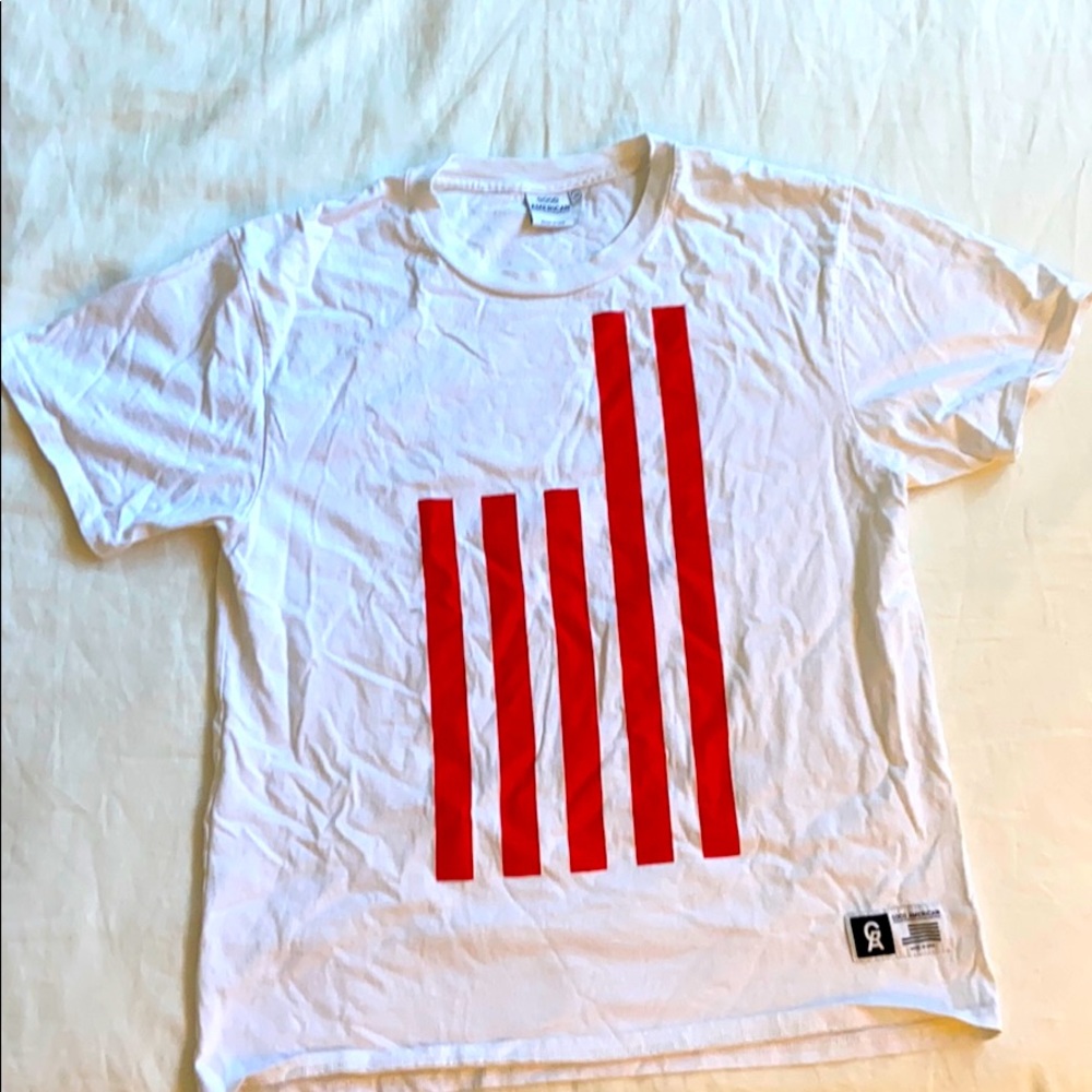 Oversized striped t-shirt by Good American